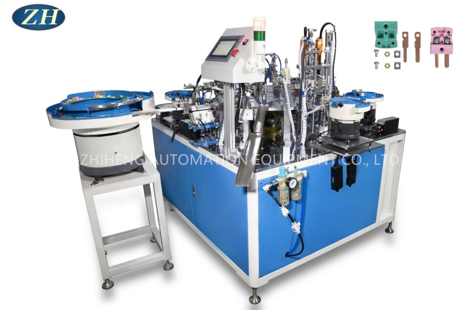 Automatisk plug Assembly Machine Line God sikkerhed