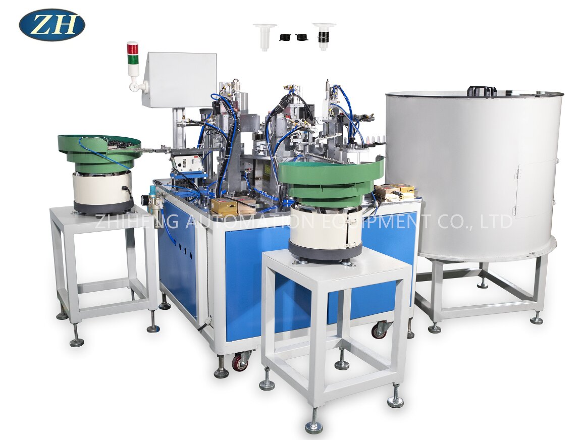 Automatisk sæt Spring Assembly Machine Line God sikkerhed