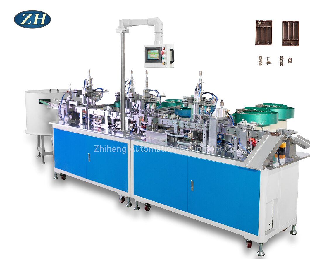 Batteri Box Assembly Machine Line god sikkerhed for tre batterier