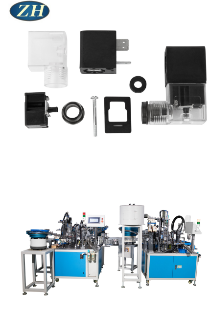 Elektromagnetisk ventilmonteringsmaskine