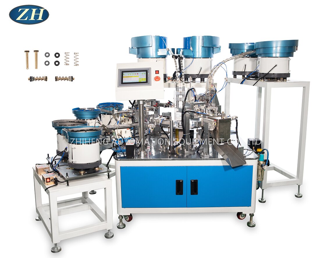 Hvid stangforsegling Ring Spring Assembly Machine Line konsistens